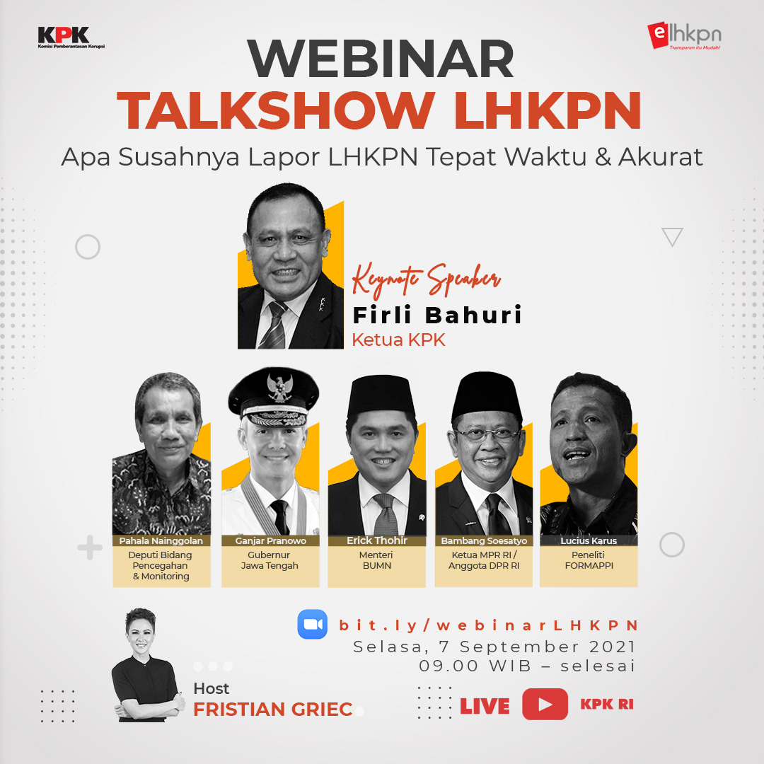 KPK Gelar Talkshow Terkait LHKPN Secara Akurat dan Tepat Waktu