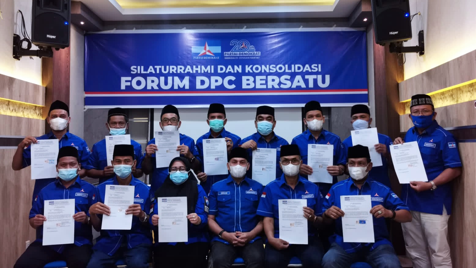 Berkumpul di Kota ‘Juang’, Mayoritas DPC Kukuhkan Dukungan untuk Muslim