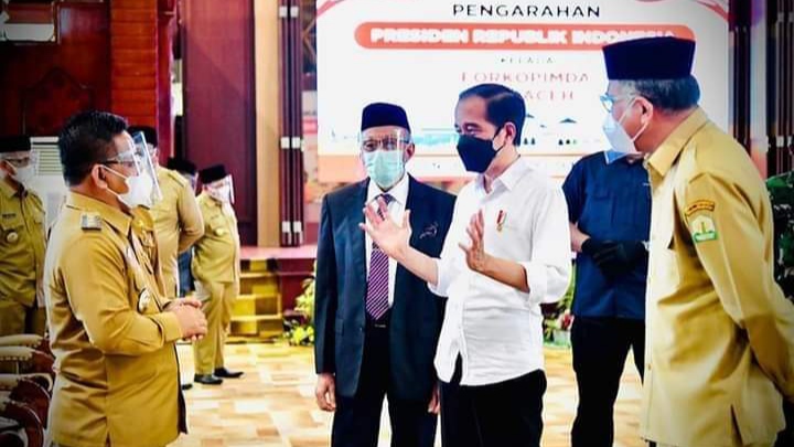 Presiden Sebut Banda Aceh Tertinggi Vaksinasi Se-Aceh