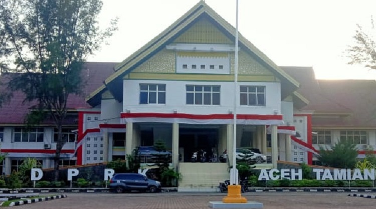 Kantor Dewan Perwakilan Rakyat Kabupaten (DPRK) Aceh Tamiang, (Foto: Nukilan/Poris)