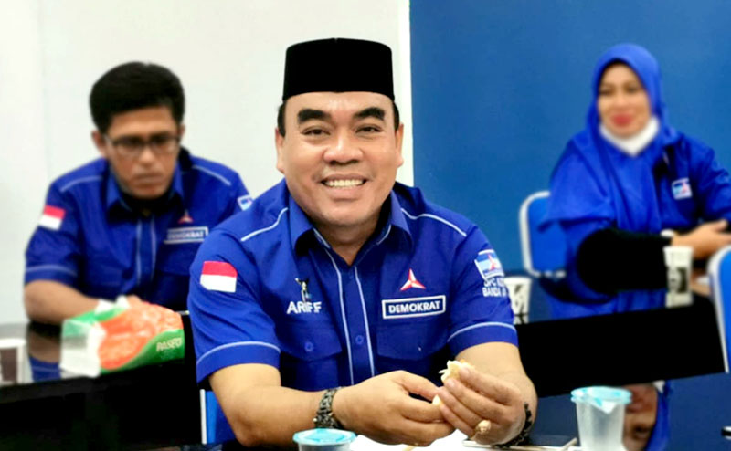 Ketua DPC Partai Demokrat Kota Banda Aceh, Arif Fadillah. (Foto:JI/Nukilan.id)
