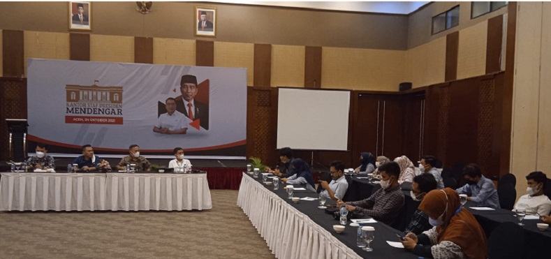 Media Brifing Bersama Staf Presiden (Foto: Nukilan)