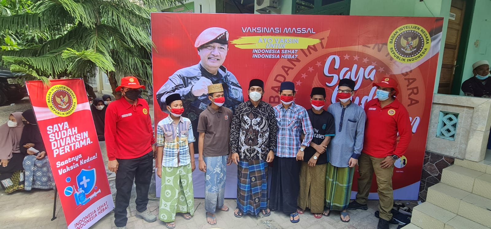 BIN Aceh Gelar Vaksinasi Bagi Santri dan Door To Door ke Masyarakat di Aceh Besar