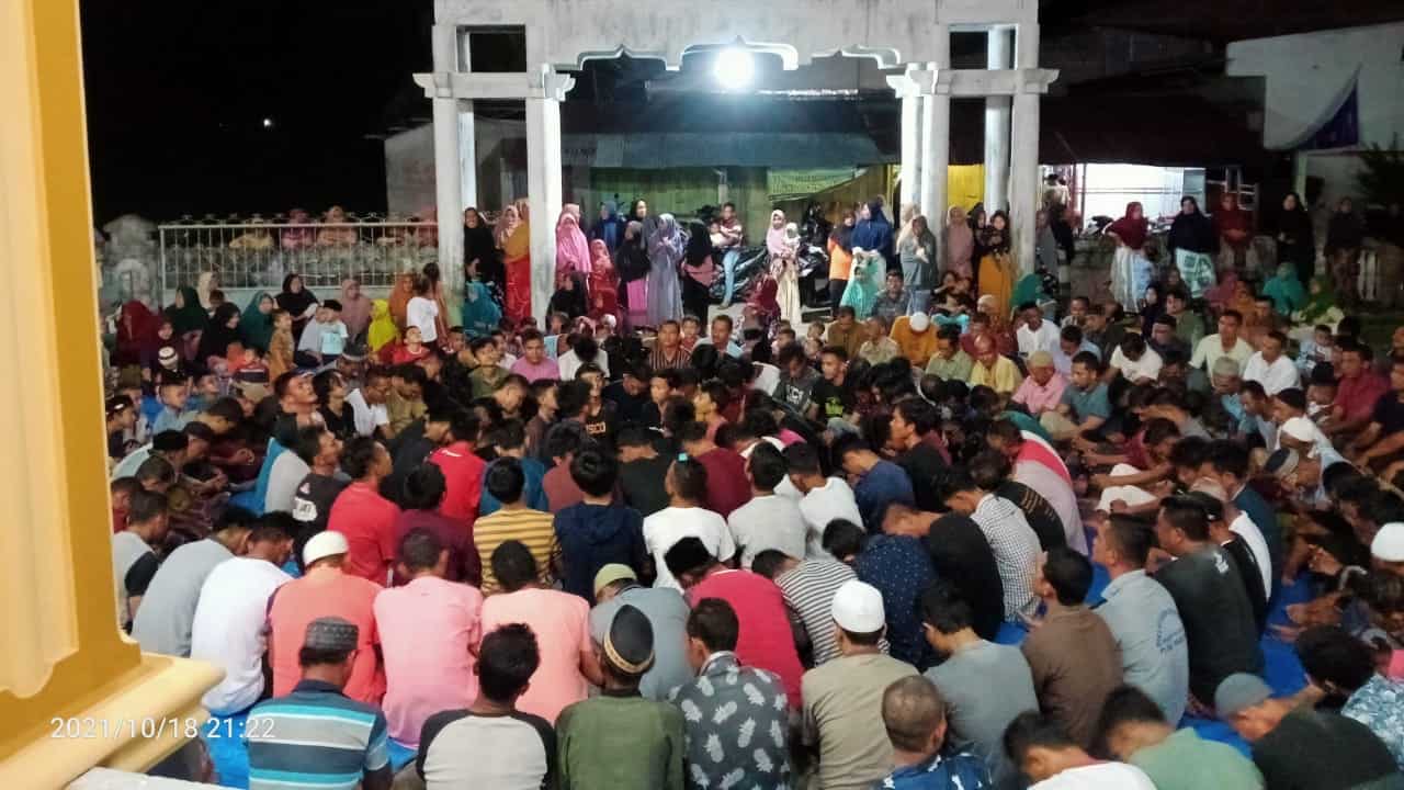 Peringati Maulid Nabi, Warga Blang-Bladeh Aceh Selatan Gelar Zikir Bersama