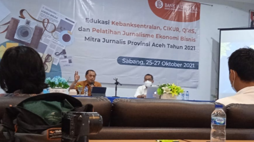 BI Aceh Gelar Pelatihan Jurnalistik Ekonomi Bisnis di Sabang