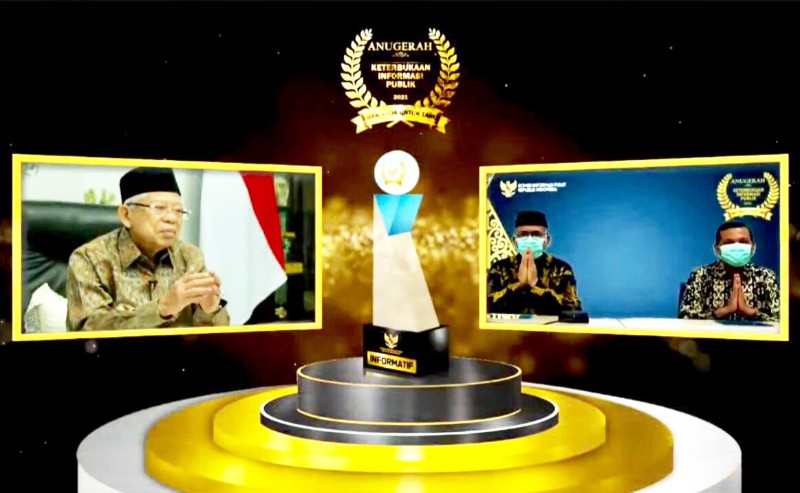 Pemerintah Aceh Raih Kualifikasi Informatif Anugerah Keterbukaan Informasi Publik 2021