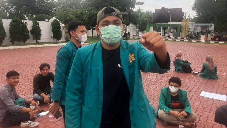 Wakil Presiden Mahasiswa USK, Ikhlasul Amal, (Foto: Nukilan/Hadiansyah)