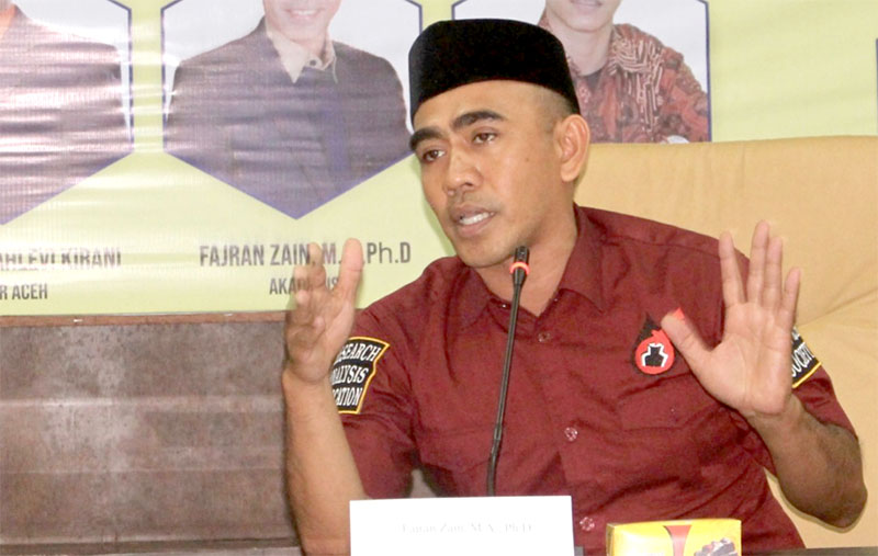 Direktur Eksekutif The Aceh Institute Fajran Zain. (Foto: Ist.)