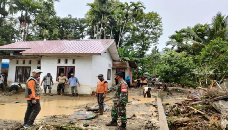 Banjir Bandang Kecamatan Tangse, Kabupaten Pidie. (Foto: Dok. BPBD)
