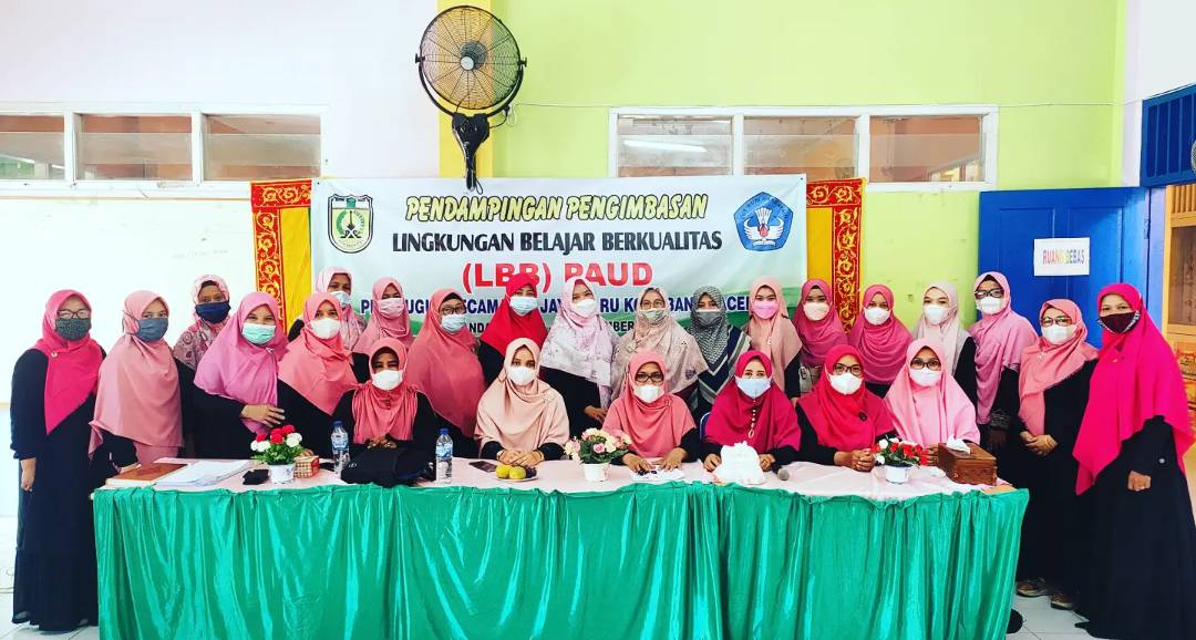 PKG Kecematan Jaya Baru, Kota Banda Aceh menggelar Bimbingan Teknis Lingkungan Belajar Berkualitas (LBB), 16-17 November 2021, (Foto: Dok. Ist)