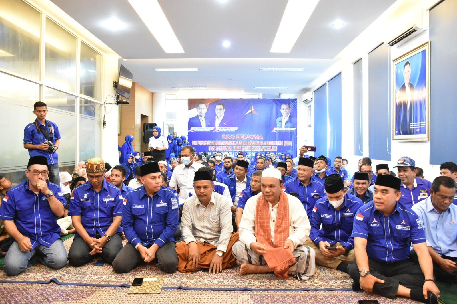 Awali Isi Kerja Ketua Demokrat Aceh, Muslim Gelar Do’a Bersama dan Santuni Anak Yatim