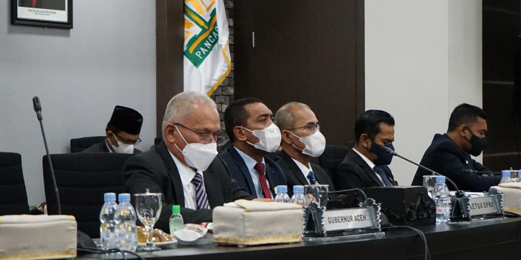 Sekda Aceh Hadiri Rapat Dengar Pendapat Banggar DPRA Terkait RAPBA 2022