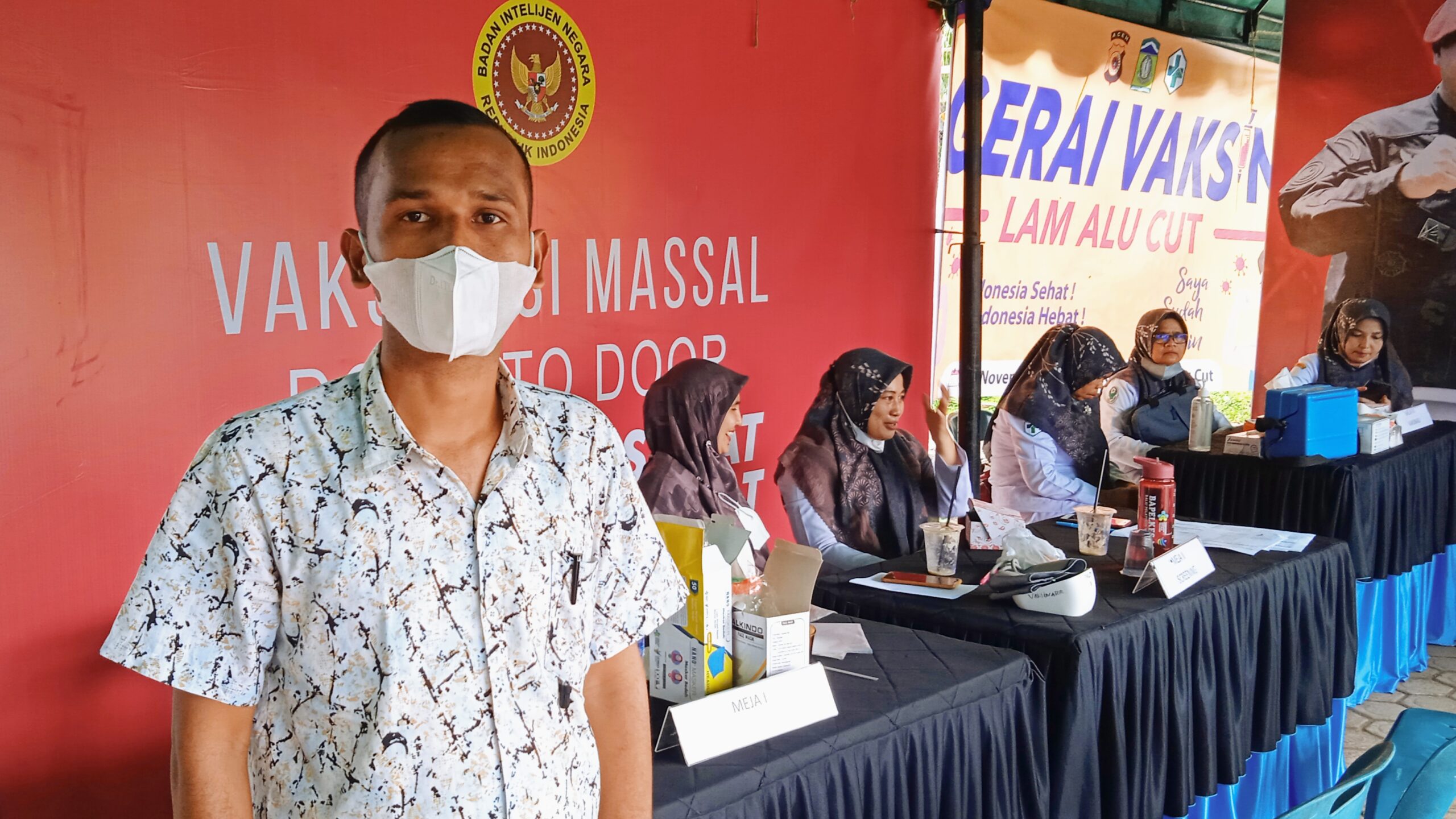 Sekretaris Desa (Sekdes) Lam Alu Cut, Kecamatan Kuta Baro, Kabupaten Aceh Besar. (Foto: Nukilan/Wanda)