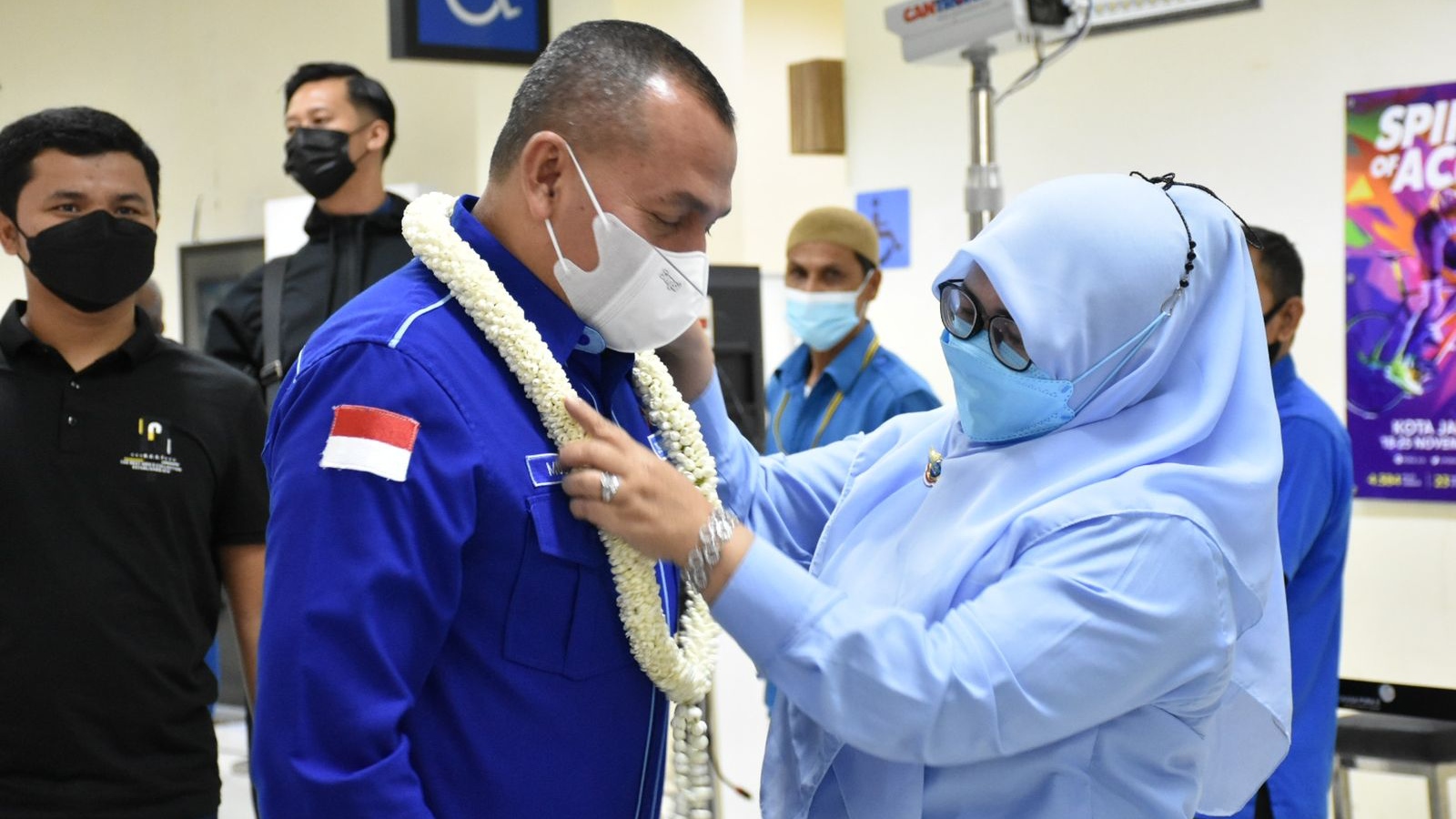 Tiba di Banda Aceh, Muslim Disambut Suka Cita Para Kader