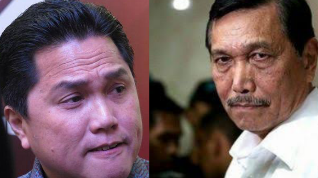 Erick Thohir dan Luhut Binsar Pandjaitan.