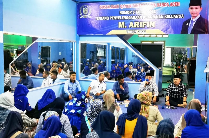 Anggota DPRK Banda Aceh M. Arifin Sosialisasi Qanun Ketahanan Keluarga