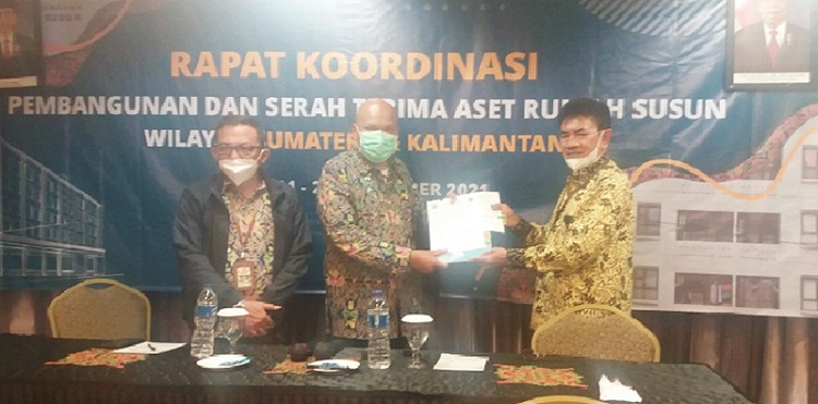 Serah terima Aset Bangunan Hibah Rusunawa dari Kementrian PUPR, (Foto: Dok.Ist)