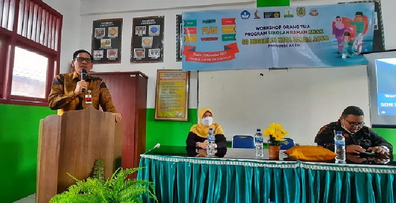 Workshop Orang Tua Sekolah Ramah Anak  di  Kota Banda Aceh, (Foto: Dok.Idt)
