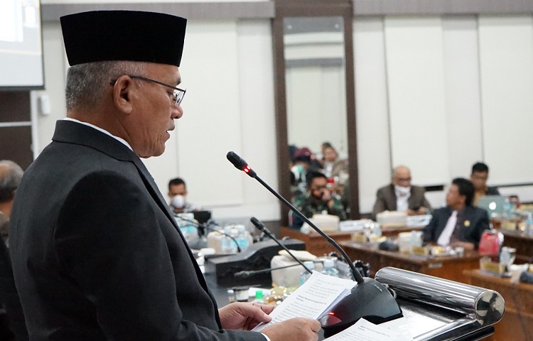 Sekretaris Daerah (Sekda) Aceh, H. Taqwallah, M.Kes. (Foto: Nukilan/Hadiansyah)