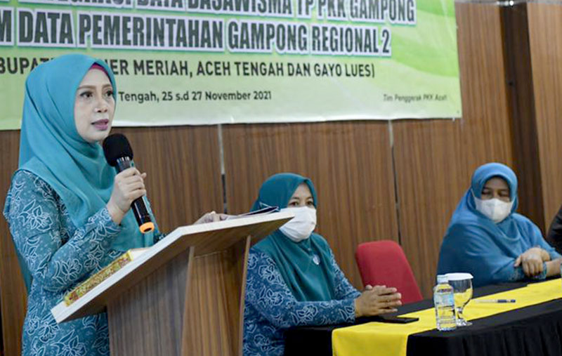 Ketua TP-PKK Aceh Dyah Erti Idawati. (Foto: Humpro)