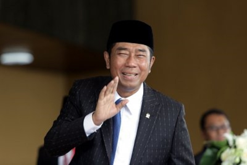 Abraham Lunggana alias Haji Lulung selaku anggota DPR baru dari Fraksi Partai Amanat Nasional (F-PAN).