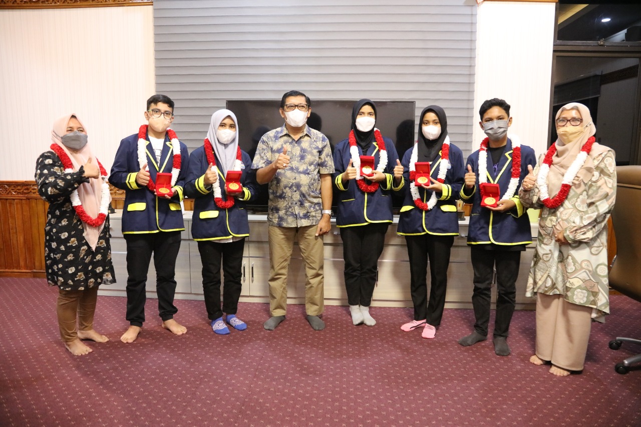 Acara Jamuan Siswa Peraih Medali Emas oleh Disdik Aceh (Foto: Dok. Humas Disdik Aceh)