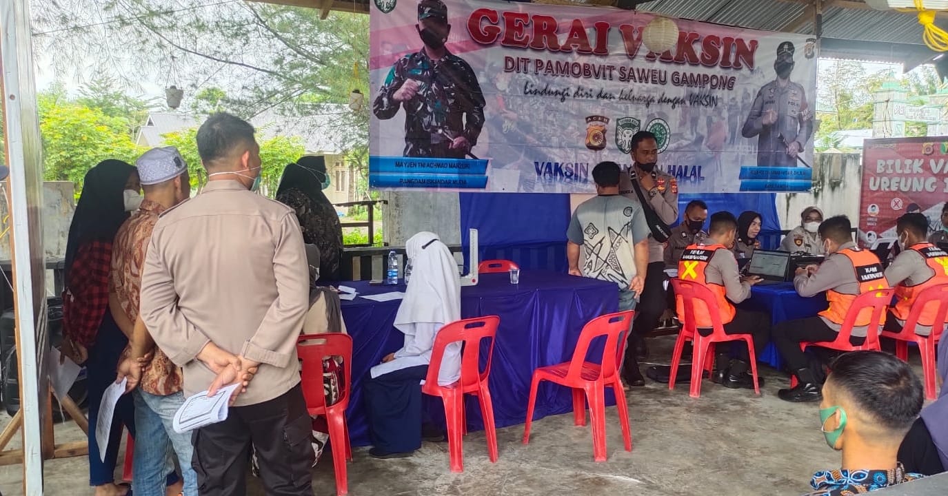 Vaksinasi Harian Polda Aceh dan Jajaran Capai 89.889 Orang