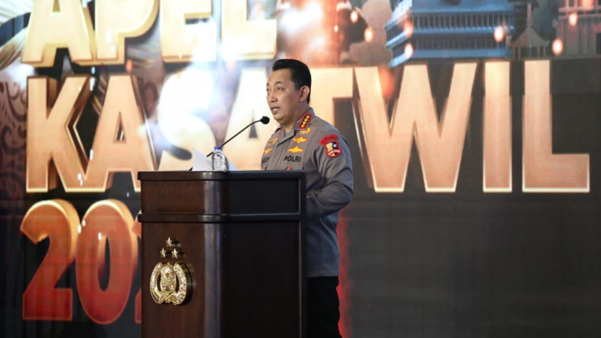 Apel Kasatwil, Kapolri Minta Capaian Positif Penanganan Covid Dipertahankan