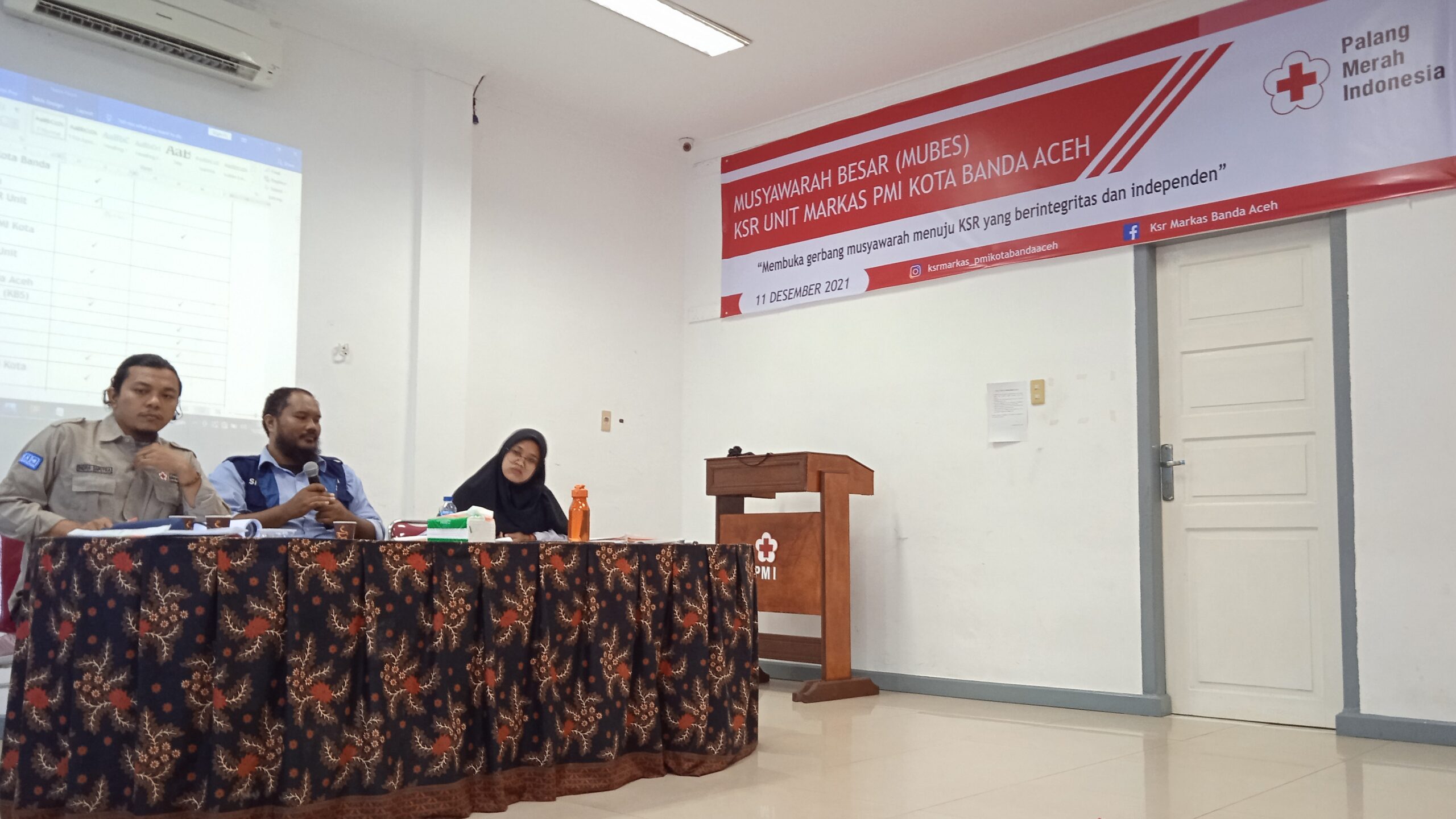 KSR Markas PMI Banda Aceh Gelar Mubes