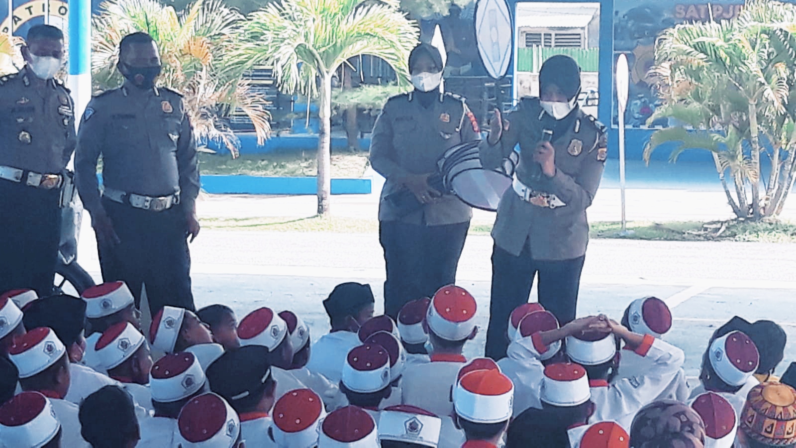 Ditlantas Polda Aceh Edukasi Keselamatan Berlalu Lintas untuk Anak Usia Dini