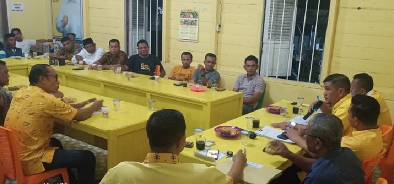 Rapat Pleno DPD II Partai Golkar Abdya, (Foto: Dok.Ist)