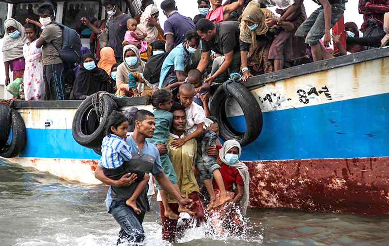 Ilustrasi pengungsi Rohingya. (Foto: MC Aceh)