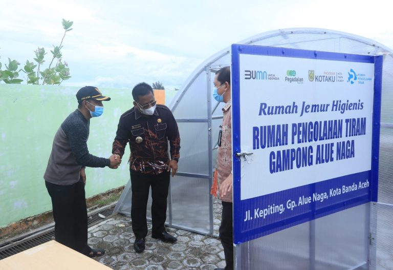 Aminullah Apresiasi Pegadaian Aceh Serahkan Rumah Jemur Higienis untuk Petani Tiram
