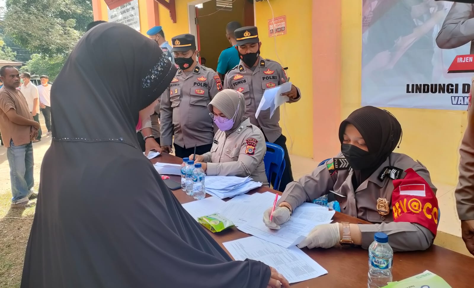 Vaksinasi Dosis I Polda Aceh dan Jajaran sudah 70 Persen