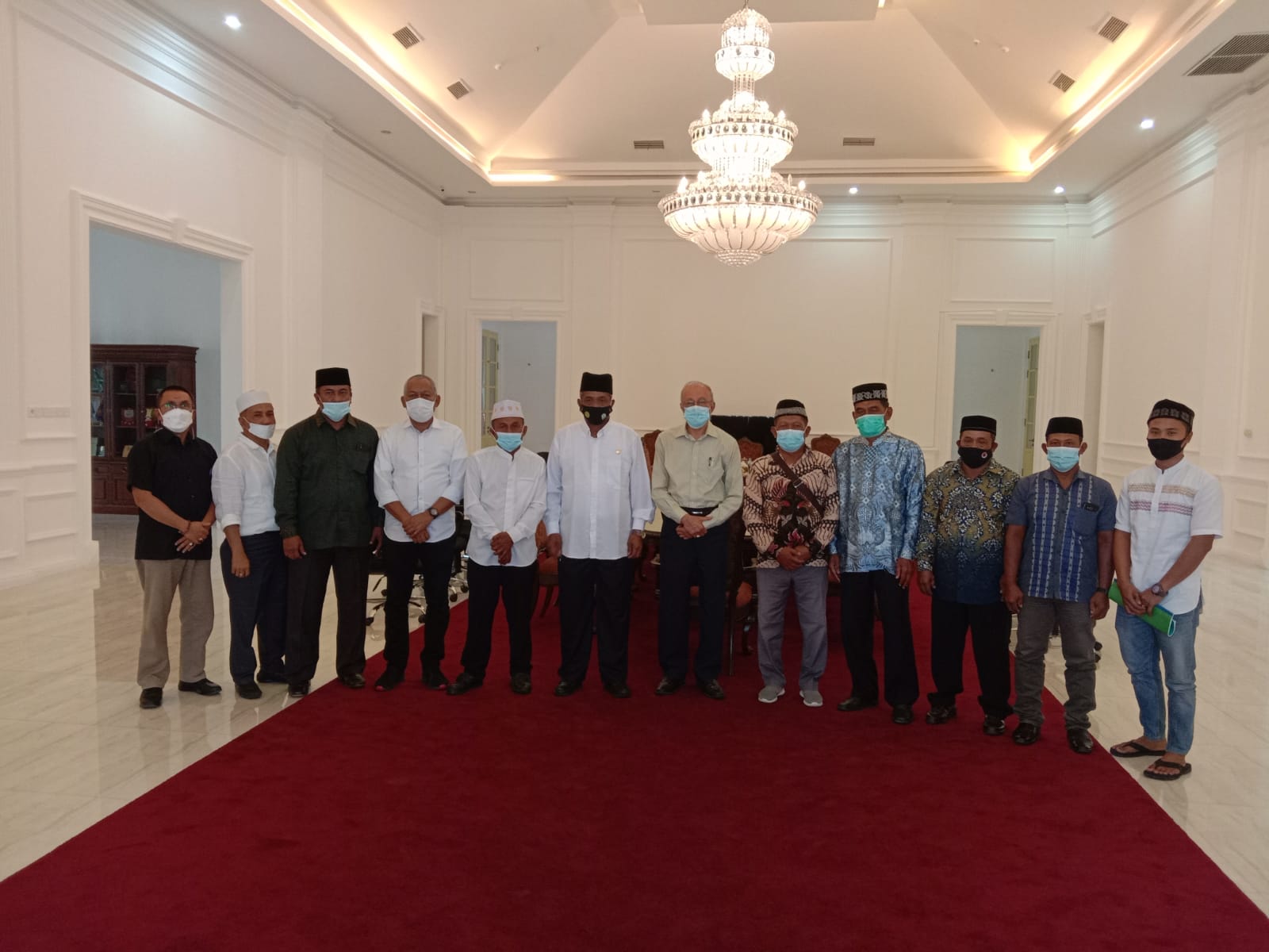 Konflik HGU PT. Rapala, Datok dan Tokoh Kampung Perkebunan Sungai Iyu Temui Wali Nanggroe
