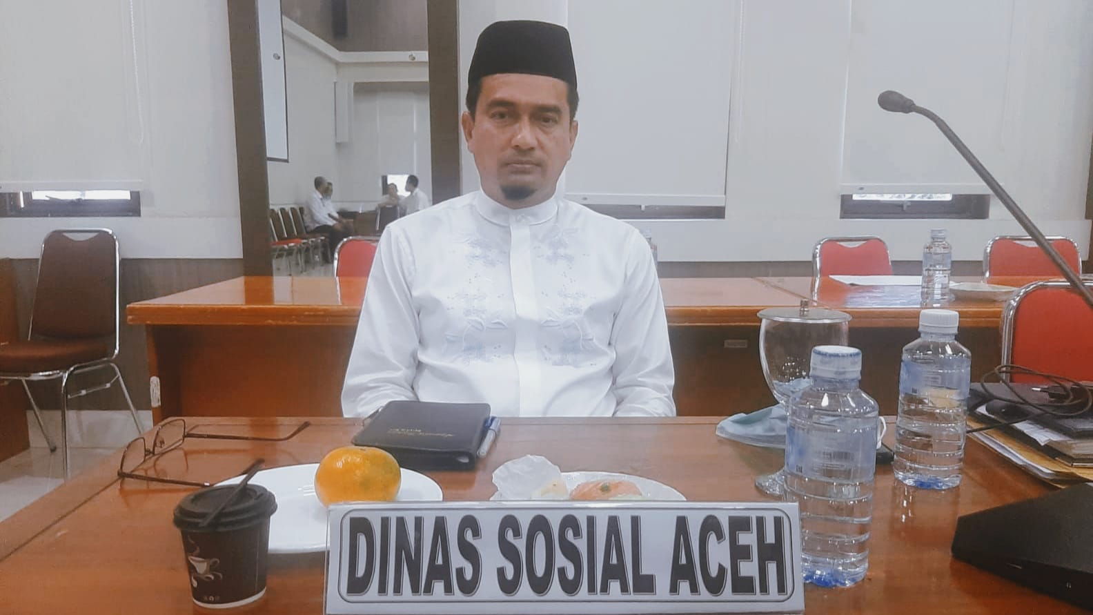 Kepala Dinas Sosial Aceh, Dr. Drs. Yusrizal, M.Si. (Foto: Nukilan/Hadiansyah)