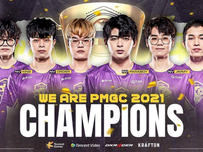 Nova Esports juara PUBG Mobile Dunia. (Instagram/@novaesportsgg)