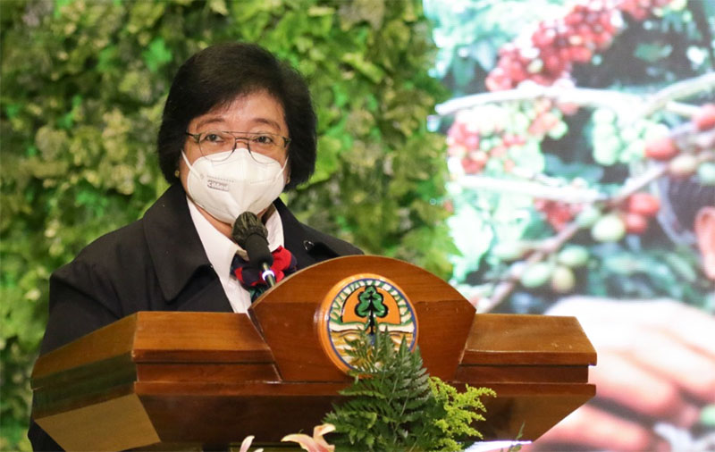 Menteri LHK Siti Nurbaya.(foto repro webklhk)