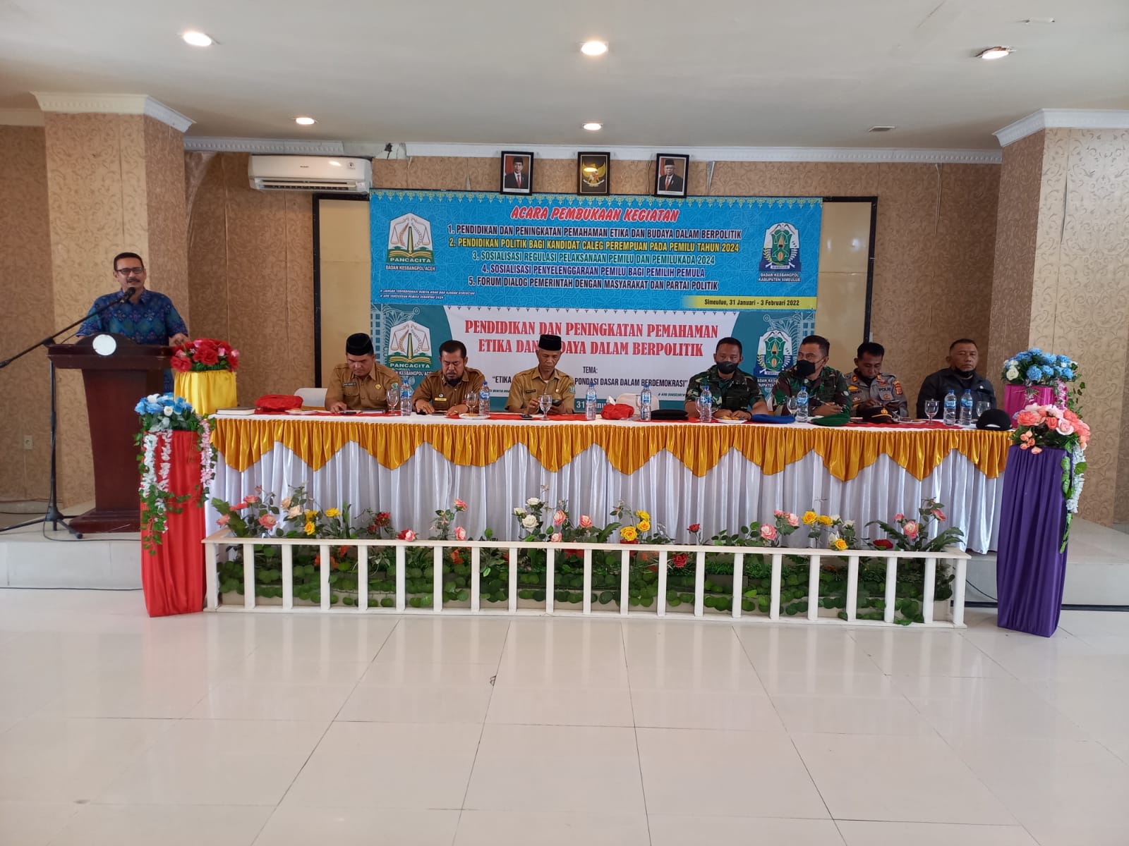 Kesbangpol Aceh Gelar Pendidikan Etika dan Budaya Berpolitik di Simeulue