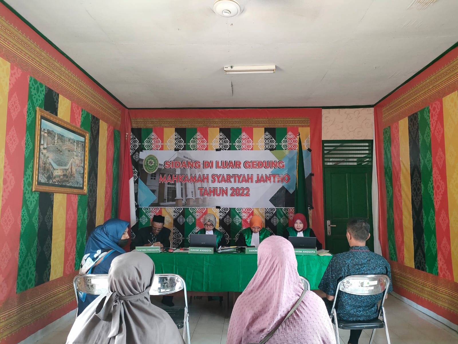 Majelis Hakim Mahkamah Syar’iyah Jantho Gelar Sidang Keliling di Lambaro Aceh Besar