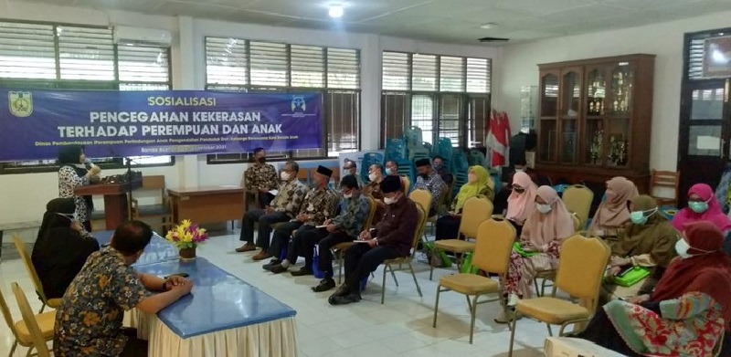 Kegiatan Sosialisasi  kekerasan Perempuan dan Anak kepada Komunitas dan perangkat Gampong oleh DP3AP2KB Banda Aceh, (Foto: Dok.Ist)