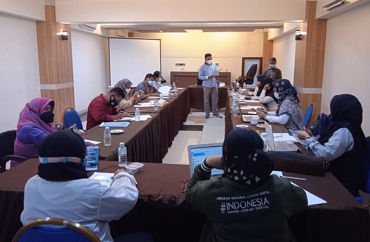 Saat Diskusi Strategi Peran Media Warga Dalam Mendukung Vaksinasi Kelompok Rentan, (Foto: Nukilan.id)