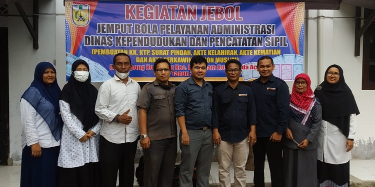 Disdukcapil Jemput Bola untuk Pelayanan Administrasi Kependudukan di Banda Aceh