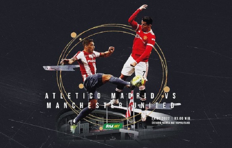 Liga Champions: Atletico Madrid vs Manchester United © Bola.net