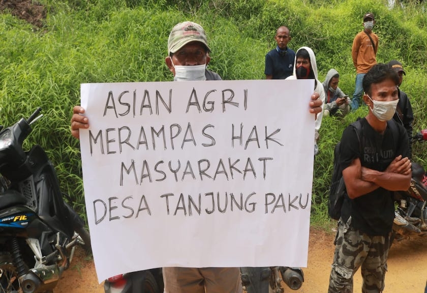 Walhi Jambi mencatat, sebanyak 162 konflik agraria terjadi dalam lima tahun terakhir di provinsi tersebut. (Foto: Istimewa/Betahita)