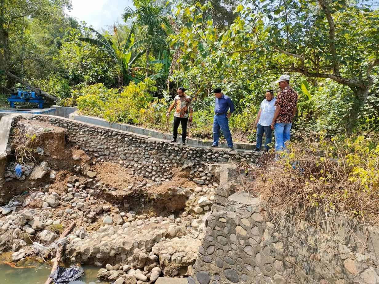 DPR Aceh Minta Instansi Terkait Perbaiki Saluran Irigasi Patah dan Abrasi