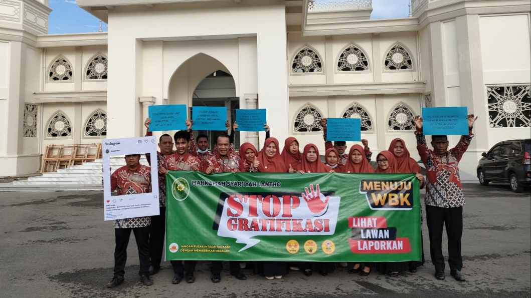 Mahkamah Syar’iyah Jantho Sosialisasi Zona Integritas WBK di Lambaro Aceh Besar