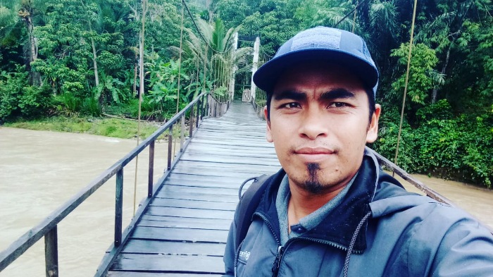Pemerhati sejarah, Namtara, pemuda asli Linge, Aceh Tengah. (Foto: lintasgayo)