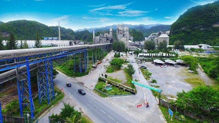 Pabrik Semen PT. Solusi Bangun Andalas (SBA) Provinsi Aceh. (Foto: Dinas ESDM Aceh)