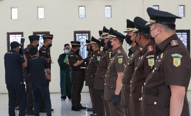 Pelantikan dan Serah Terima Jabatan Kajati Aceh, (Foto: Hadiansyah/Nukilan)